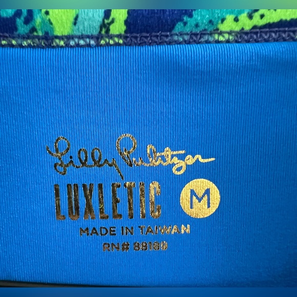 Lilly Pulitzer Women's Tropical Print Tank Top - Blue and Green - Picture 2 of 7